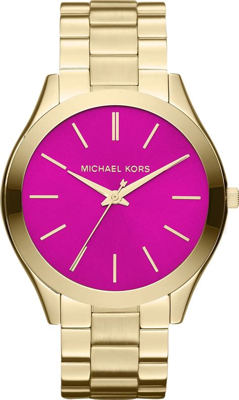 michael kors slim runway fuchsia|michael kors slim.